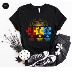 autism support shirt, autism month t-shirt, neurodiversity graphic tees, autism shirt, autism awareness crewneck sweatsh