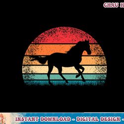 retro horse lover horseback riding cowgirl western t-shirt copy png