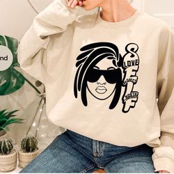 black girl crewneck sweatshirt, black history month hoodies and sweater, black lives long sleeve shirt, black woman tee,