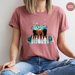 black lives t-shirt, black girl crewneck sweatshirt, black history mont gifts, blm shirt, shirts for women, gifts for he