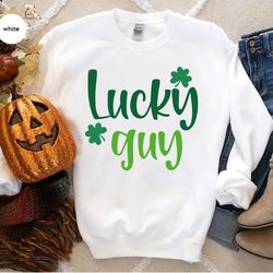 boys st patricks day long sleeve shirt, irish outfit, st patricks gift, men st paddy hoodies and sweaters, lucky sweatsh
