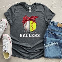 busy raising ballers, softball mom shirt, baseball mom shirt, softball mama shirt, baseball mom gift, softball lover shi