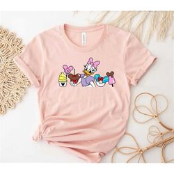 daisy duck snacking shirt, mickey and friends shirts, daisy duck vacation shirt, disneyworld shirts, disney family shirt