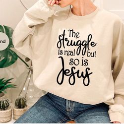 christian long sleeve shirts, jesus crewneck sweatshirt, religious gifts, gifts for her, faith hoodies and sweaters, mot
