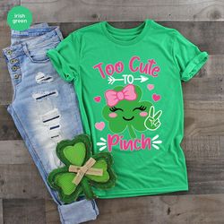 cute crewneck sweatshirt, st patricks day gift, four leaf clover shirt, cute gift, irish t-shirt, st patricks day clothi