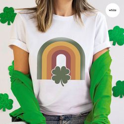 cute st patricks day, shirt for women, irish crewneck sweatshirt, st patricks day gift, four leaf clover shirt, gift for