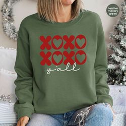 cute valentines day sweatshirt, valentines hoodie, valentines day long sleeve shirt, gifts for girlfriend, gift for her,