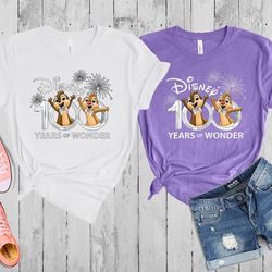 disney 100 years of wonder shirt, chip n dale shirt, disney world shirt, disney trip shirt, disney vacation shirt, disne