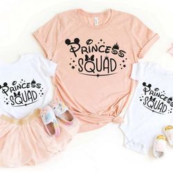 disney princess squad shirt, princess shirts for girls, princess squad, birthday shirts for birthday girl,disneyland wom