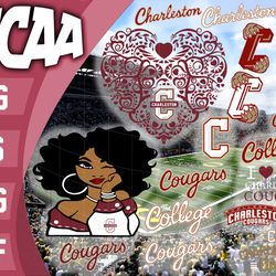 charleston cougars bundle ncaa svg, ncaa svg, instant download