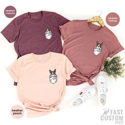 dog pocket shirt, cute dog kids shirt, dog toddler shirt, dog lover gift, dog birthday gift, women's dog shirt, animal l
