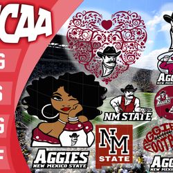 new mexico state aggies bundle ncaa svg, ncaa svg, instant download