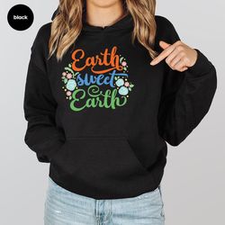 earth day long sleeve shirt, environmental crewneck sweatshirt, earth day gift, planet hoodies and sweaters, climate cha