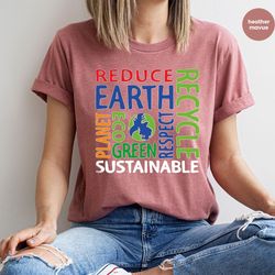 earth day shirt, environmental tshirt, planet crewneck sweatshirt, climate change t-shirt, awareness clothing, gift for