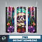 Stained Glass Libbey Can Tumbler Wrap, 26 oz Skinny Tumbler Sublimation Design, sublimation designs download, libby can (114).jpg
