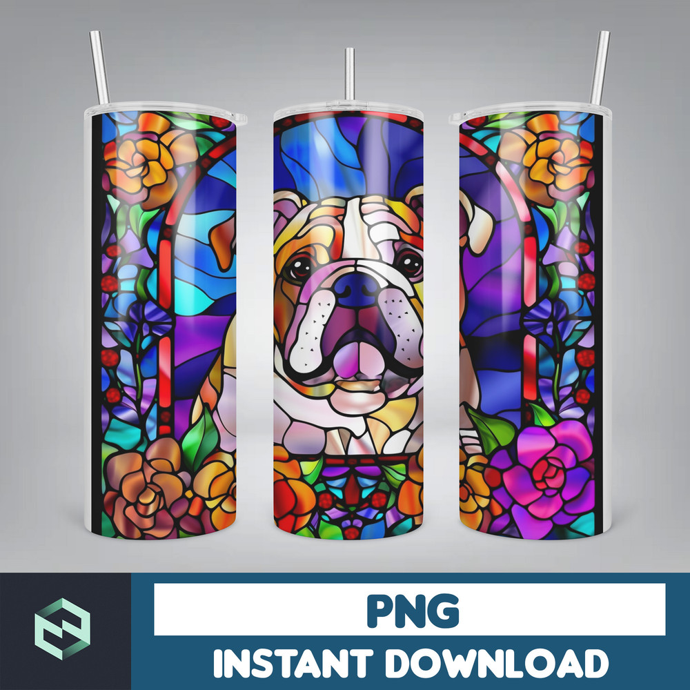 Stained Glass Libbey Can Tumbler Wrap, 26 oz Skinny Tumbler Sublimation Design, sublimation designs download, libby can (20).jpg