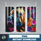 Stained Glass Libbey Can Tumbler Wrap, 26 oz Skinny Tumbler Sublimation Design, sublimation designs download, libby can (24).jpg
