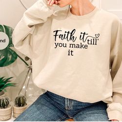 faith hoodie, religious long sleeve shirt, christian sweatshirt, jesus hoodie, gift for christian, gift for her, church,