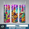 Stained Glass Libbey Can Tumbler Wrap, 26 oz Skinny Tumbler Sublimation Design, sublimation designs download, libby can (26).jpg