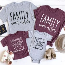 family matching adoption shirts, baby shower shirt, kids clothing, gift new mom adoption, mommy and me tops, dad t-shirt