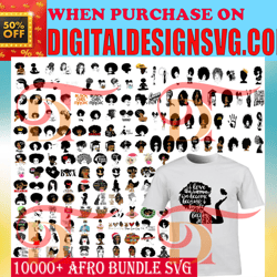 10000  black girl svg bundle, black girl svg, afro woman svg cut files, afro bundle svg, black girl bundles, instant dow