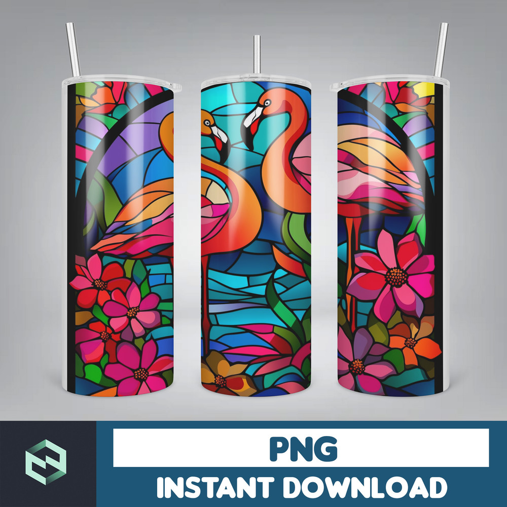 Stained Glass Libbey Can Tumbler Wrap, 26 oz Skinny Tumbler Sublimation Design, sublimation designs download, libby can (44).jpg