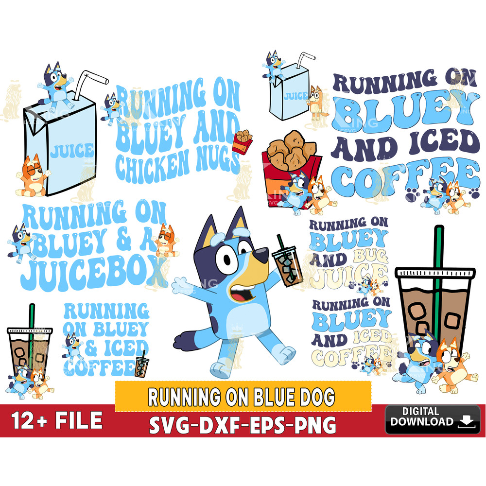 12+ file  Running on Bluey Dog bundle svg, bluey svg.jpg