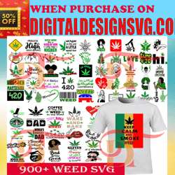 900  weed mega bundle svg, cannabis svg bundle cutting file for cricut , rasta svg,mega bundle svg,weed svg,marijuana sv