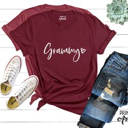 grammy shirt, grammy gift, grandma shirt, mothers day gift for grammy, christmas gift, pregnancy announcement grandparen
