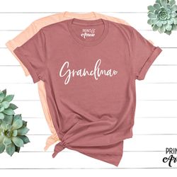 grandma shirt, grandma gift, nana shirt, christmas gift for grandma, mothers day, pregnancy announcement grandparents, g