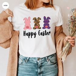 happy easter t-shirt, easter crewneck sweatshirt, easter day gifts, easter family shirt, gifts for her, gifts for him, e