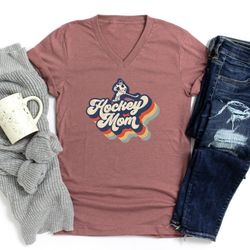hockey mom tshirt, mother's day gift, sports shirt, sportive mom, gift for player mom, hockey player gift, hockey lover