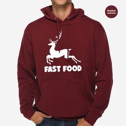 hunting crewneck sweatshirt, funny hunting hoodies and sweater, gifts for him, hunting gifts for men, father's day long