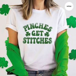 irish shirt, st patricks day t-shirt, shamrock crewneck sweatshirt, funny gift, four leaf clover tee, gift for her, grap
