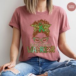 kidney disease warrior t-shirt, gifts for her, kidney transplant shirt, shirts for women, kidney disease awareness tshir