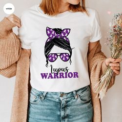 lupus warrior shirt, fibromyalgia graphic tees, lupus shirt, lupus awareness t-shirt, lupus survivor gift, lupus support