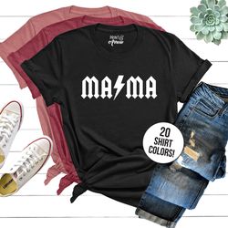 mama rocker shirt, mothers day gift from daughter, mothers day shirt, cool mom tee, birthday mom gift, mothers day gift