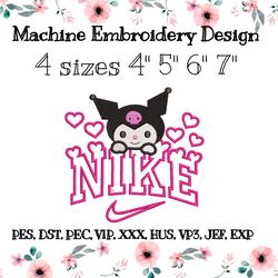 nike embroidery design hello kitty