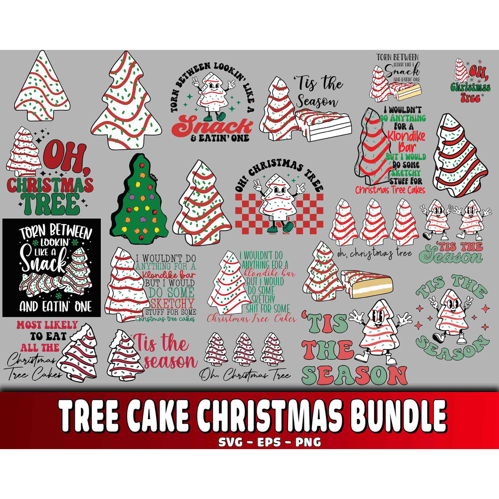 Tree cake christmas bundle svg.jpg