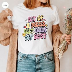 mental health shirt, inspirational shirts, self love t-shirt, motivational t-shirt, therapy gifts, counselor tshirt, awa