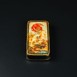 Saint George and the Dragon lacquer box collectible art
