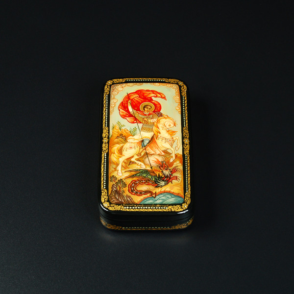 Saint George and the Dragon lacquer box