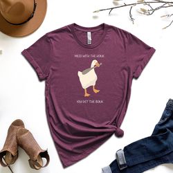 mess with the honk you get the bonk shirt, funny goose shirt, goose lover shirt, funny meme shirt, funny bird shirt, gif