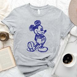 mickey sketch disney shirts, mickey ears shirt, toddler birthday shirt, disney gift for kids, disneyworld shirts family,