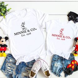 minnie shirt, disney shirts for woman, epcot, minnie and co shirt, disney gift kids, disneyworld shirts family, disneyla