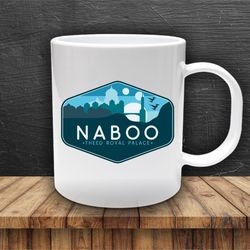 naboo theed royal palace mug, star wars mug, disney star wars mug, vntage star wars mug, funny mug, gift for friend mug,