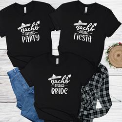 nacho average bride t-shirt, cinco de mayo bachelorette shirt, mexico bachelorette, nacho average fiesta tee, funny bach