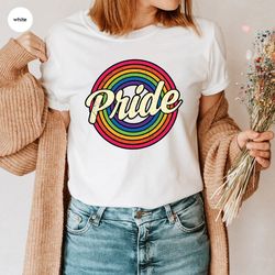 pride shirt, lgbt crewneck sweatshirt, lesbian t-shirt, lgbtq gifts, gay shirt, transexual tee, trans pride gifts, retro