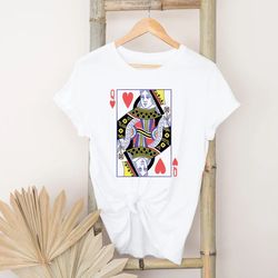 queen of hearts graphic tee, shirt for women, oversized style women's t-shirt vintage feminist tee, gift for her
