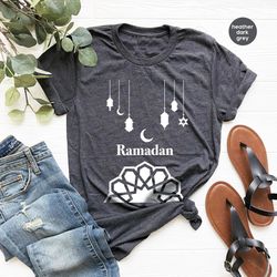 ramadan crewneck sweatshirt, gift for muslim, religious t-shirt, fasting graphic tees, retro shirt for women, faith shir